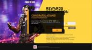 Official redemption website of Garena Free Fire